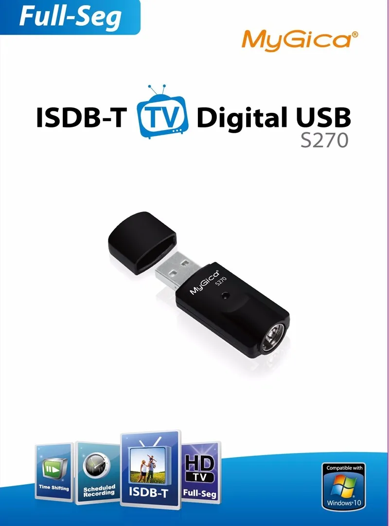 Full Seg ISDB-T GENIATECH S270 USB HD ТВ тюнер Палка для Японии Бразилии Аргентина Перу Чили с испанским, португальский язык