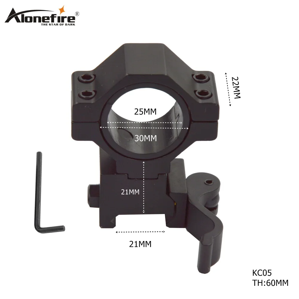 Alonefire KC05 30 мм 25 кольцо виверный прицел рельсовое крепление 20 Пикатинни для