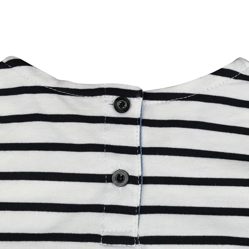 Summer Girls Casual Dress Straight Cotton Stripped Clothes for Kid Girl | Детская одежда и обувь
