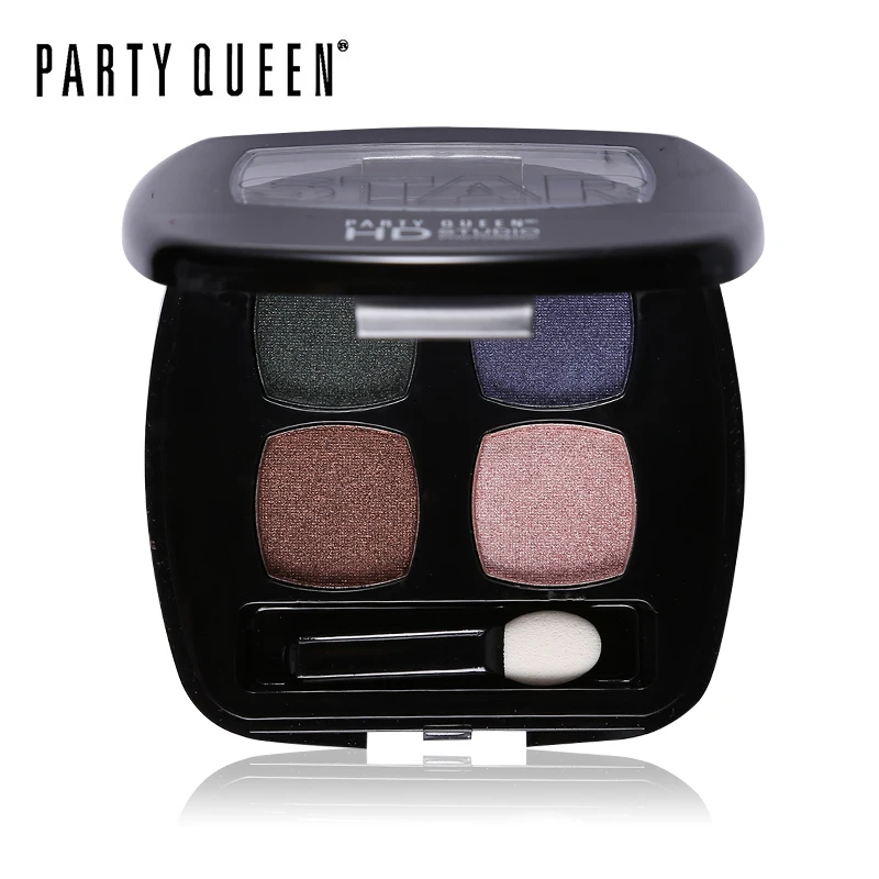 Палитра теней для век с зеркальной кисточкой макияжа блестящие мерцающие