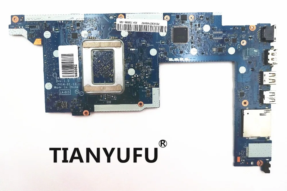 755724-001 755724-501 11-n x360 материнская плата для HP series Материнская ноутбука LA-B151P N3520