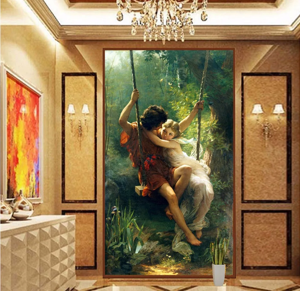 3d фотообои на заказ Современные Настенные обои Европейская классическая картина