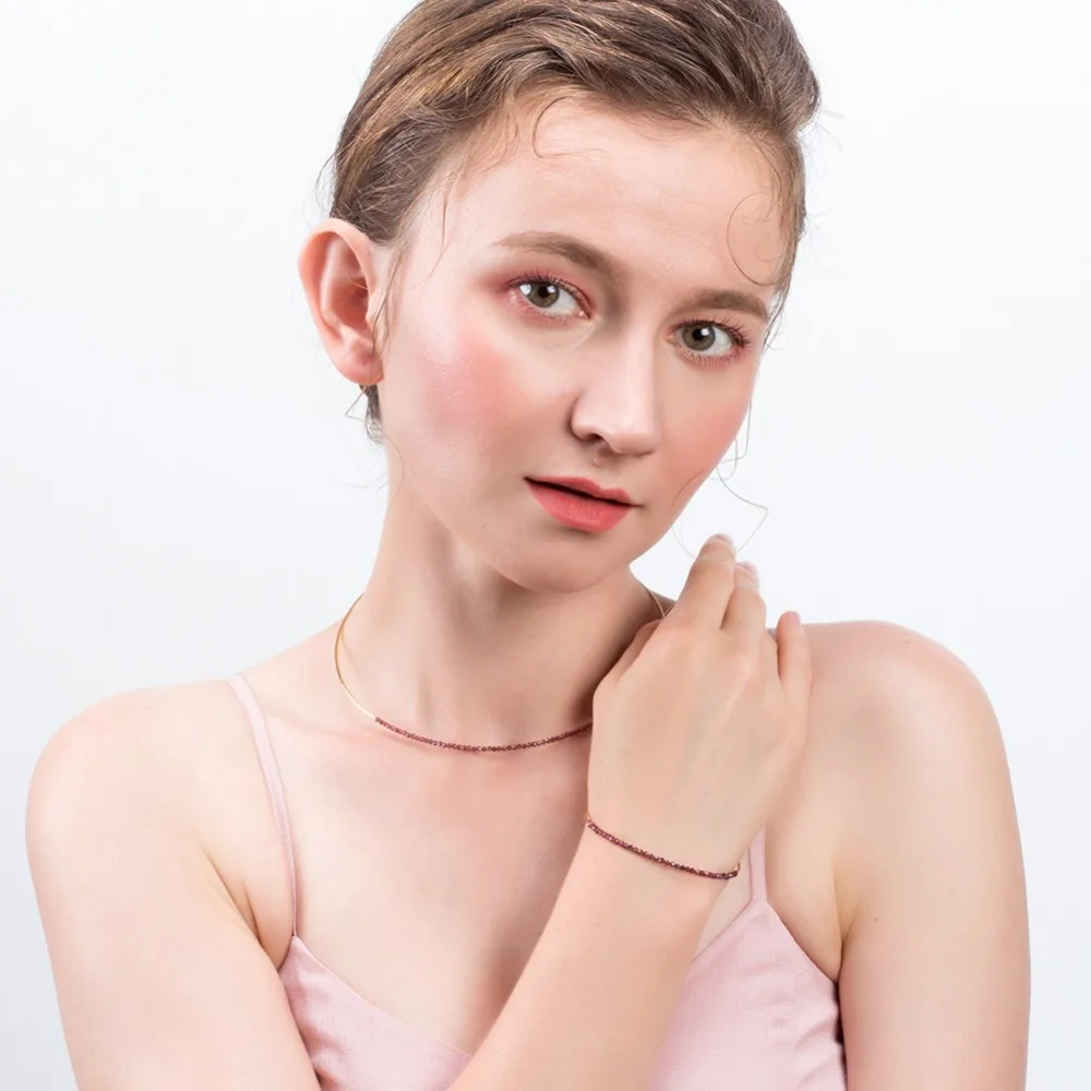 ORSA JEWELS, натуральный камень, женские браслеты и чокер, подлинный 925 пробы, Серебряный ювелирный набор, элегантные ювелирные изделия, подарки SS38