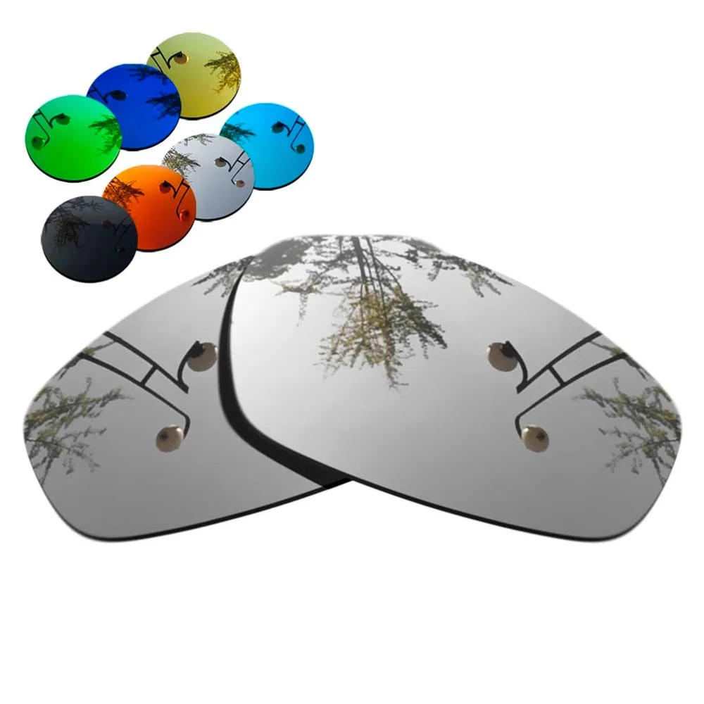 100% Precisely Cut Polarized Replacement Lenses for Blender Sunglass Chrome Mirrored Coating Color- Choices