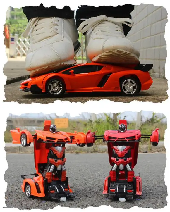 Transformation Robots Models Remote Control Deformation Car RC fighting toy Kids 2In1 Sports Children's Birthday | Игрушки и хобби