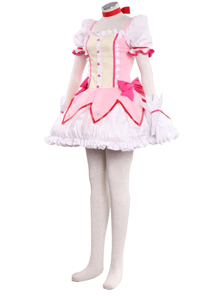 Японские костюмы для косплея из аниме Cos Puella Magi Madoka Magica Kaname комплекты платье