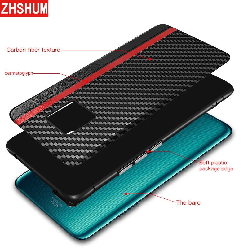 Роскошный чехол из углеродного волокна для Huawei Mate20 Pro Mate 20 бампер полная задняя
