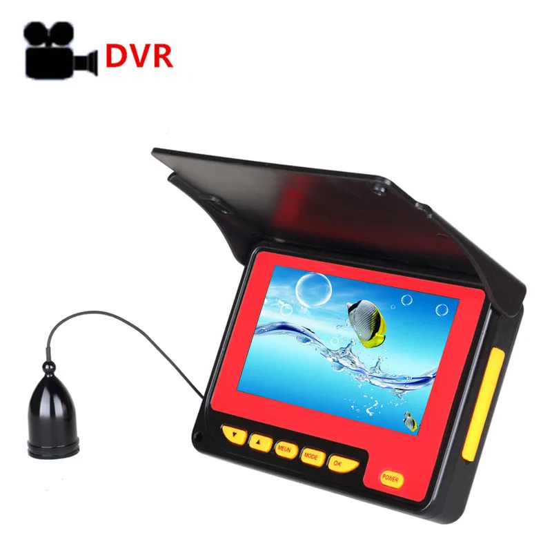 20 м 30 Рыбацкая камера Pro 4 3 '񟝘TVL Водонепроницаемая ледяная океанская