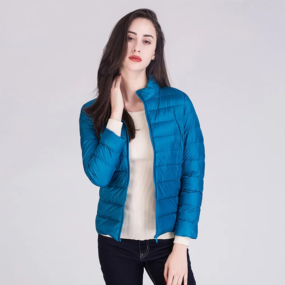 5XL 6XL 7XL зимний женский ультра легкий пуховик 90% утиный пух тонкие куртки с длинным