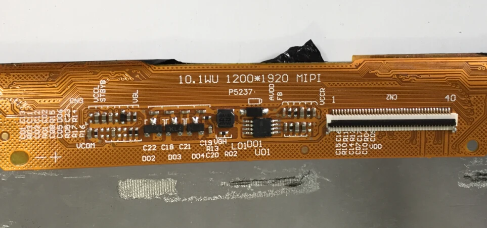 Бесплатная доставка 10 1 дюймовый ЖК экран для 40 pin 100% новый 10.1WU 1200*1920 MIPI дисплей