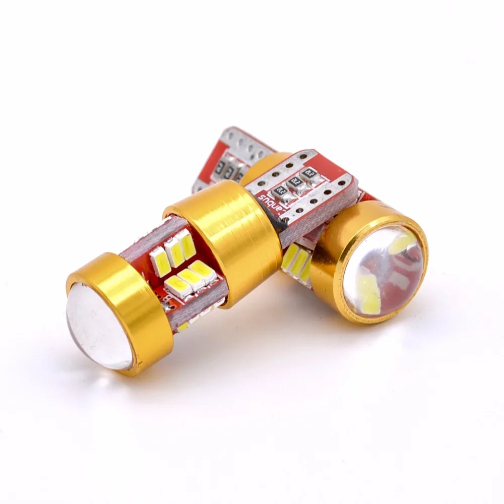 1 шт. авто светодиодный T10 2825 194 W5W 168 175 3014 27smd объектив СВЕТОДИОДНЫЙ CANBUS ОШИБОК