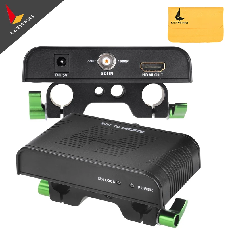 Lanparte SDI в HDMI конвертер с 15 мм Род Зажим для Зеркальные фотокамеры BMCC на мониторы