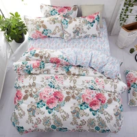 bedding set bed linen summer duvet cover set elegant wedding bed set home decor pastoral flat sheet