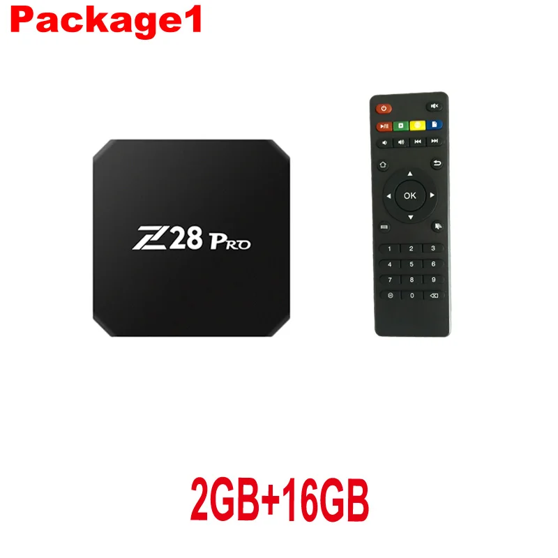 Z28 pro 2G 16G Chycet Z28 PRO Smart Android 7,1 ТВ приставка RK3328 четырехъядерный 64 бит 4 к H.265 USB3.0 2 Гб 16 Гб мини ПК WiFi LAN HD медиаплеер Z28 - Цвет: Z28 pro 2G 16G