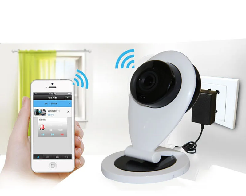 Беспроводная ip камера с Wi Fi 720P 1 0 мегапиксельная видеонаблюдения радионяня