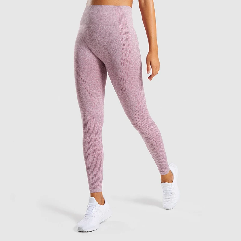 Pink NORMOV, спортивная одежда, бесшовные леггинсы для женщин, высокая талия, леггинсы для фитнеса, женские леггинсы для бодибилдинга, тренировки - Цвет: Pink