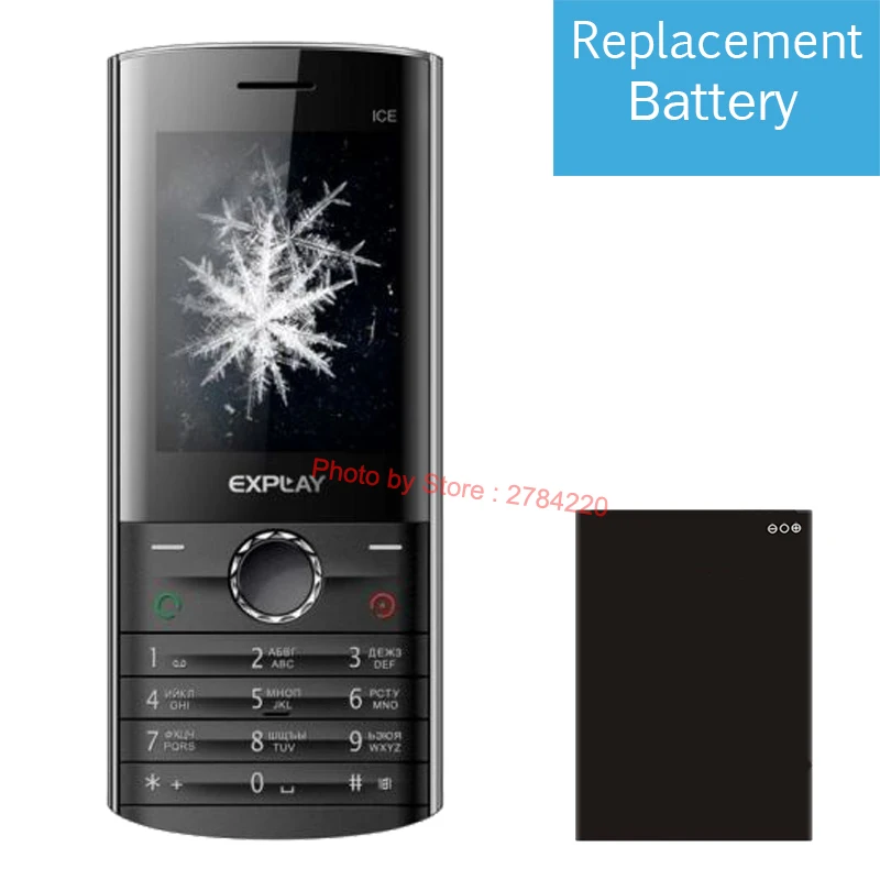 

Rograpo 3.7V 850mAh New Replacement Battery For Explay Style / Ice Baterij Batterie Mobile Phone Batteries