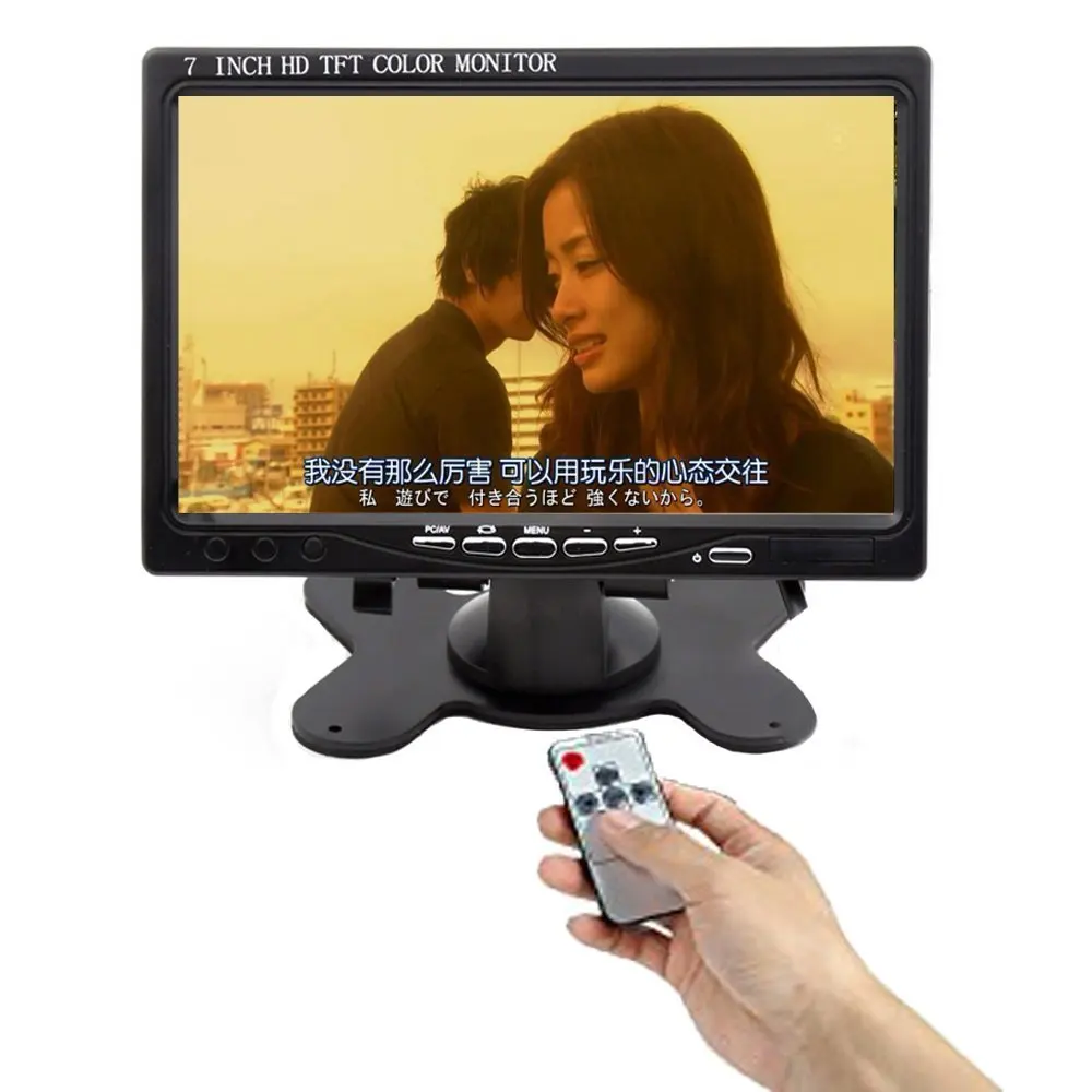 7 дюймовый ЖК дисплей Camecho HD с цветным дисплеем автомобильный монитор заднего