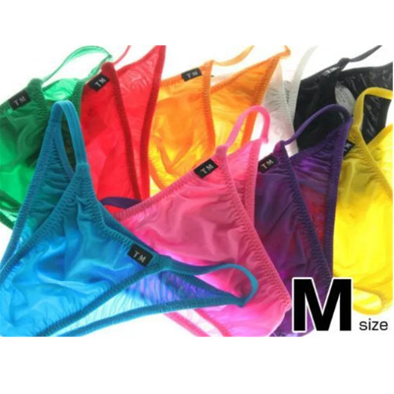 Мужские трусы брифы из нейлона черные увлекательные эластичные дышащее удобное