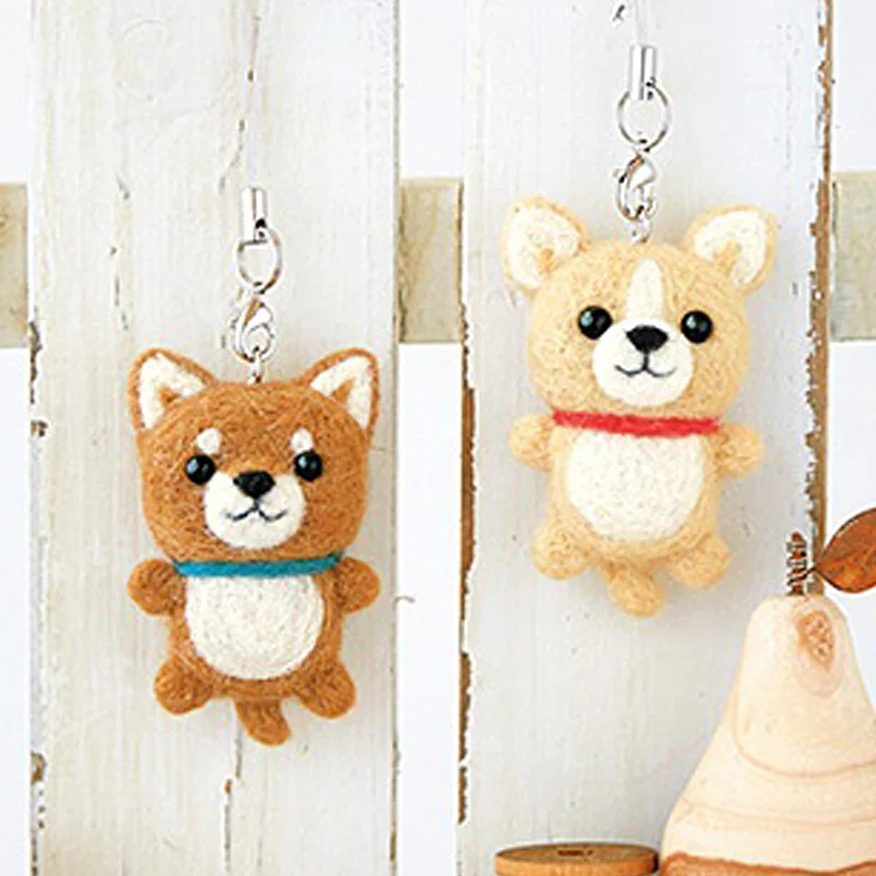 Non Готовые фетр комплект чехол для телефона Япония милый Косплей Shiba собака
