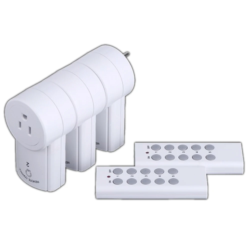 Новый 2 шт розетки с дистанционным управлением беспроводной переключатель США