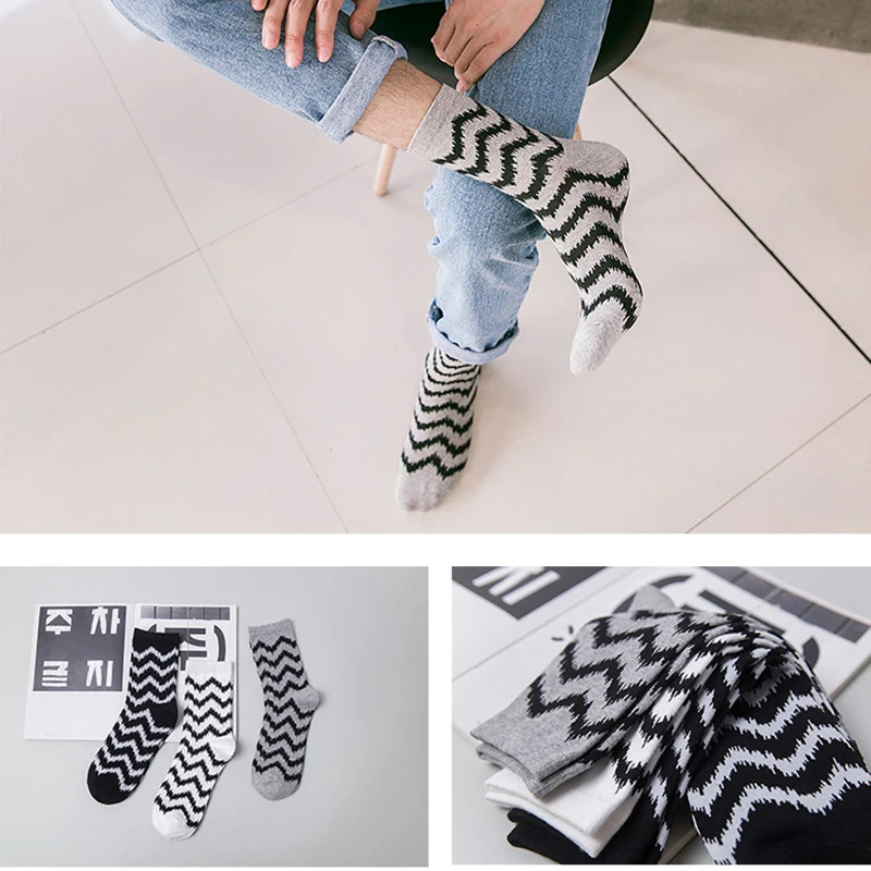 2018 новые носки мужские деловые Calcetines Chaussette Homme бренд Crew Happy Dress Harajuku дизайнер Meias