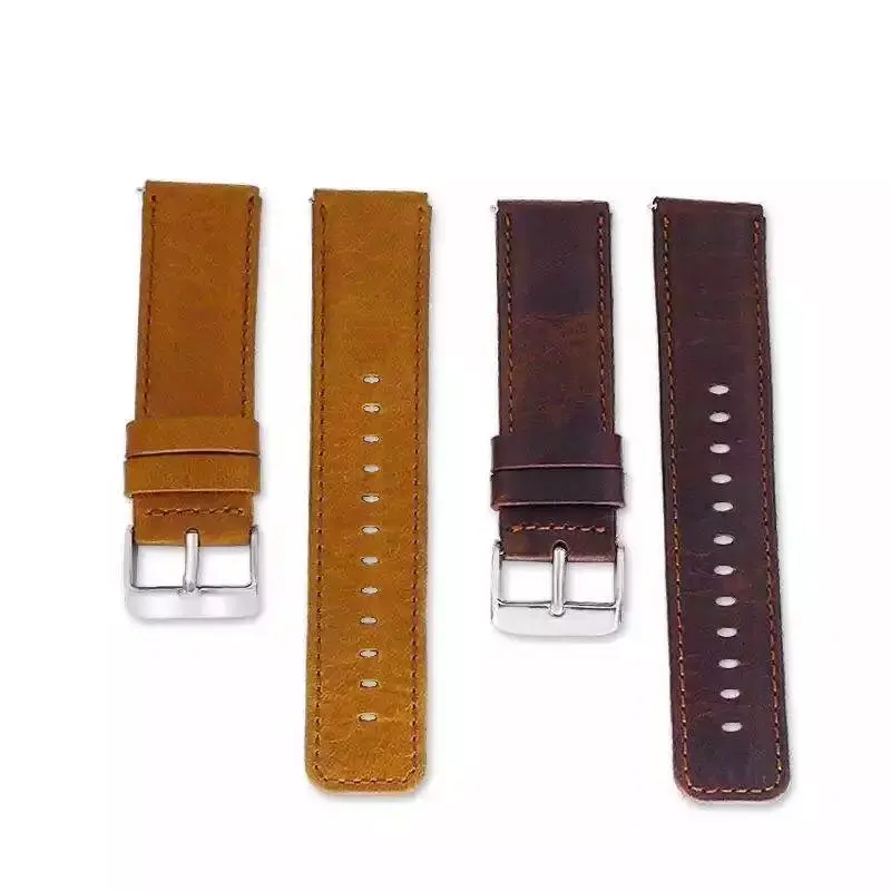 2017 новая мода Crazy Horse зернистый браслет для часов из натуральной кожи Fitbit Blaze с