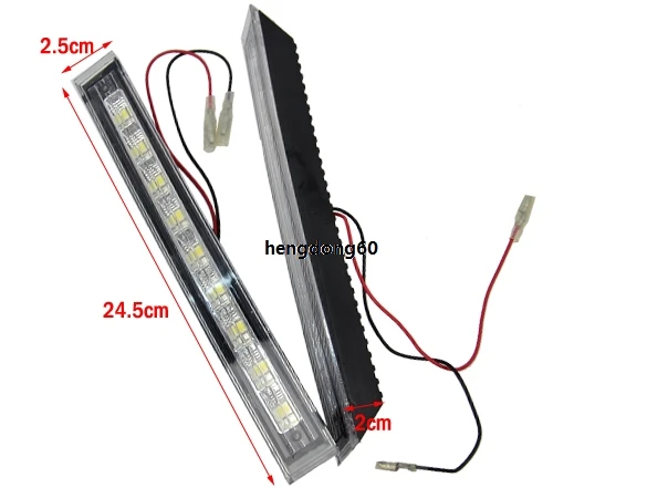 DZ88 2012 Hot New 2Pcs 9 LED Super Bright White DRL Car Daytime Running Light|light bulb 12v 10w|light hot water heaterlight membrane |