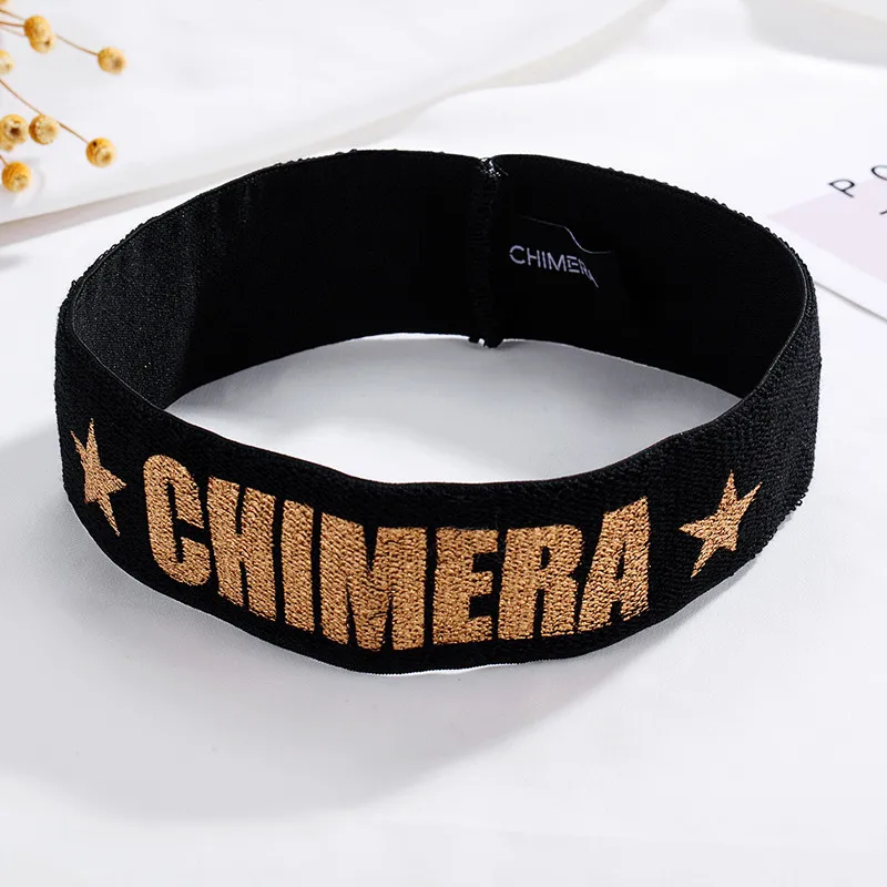 Цветная спортивная повязка на голову CHIMERA 3 шт./компл. широкая эластичная для