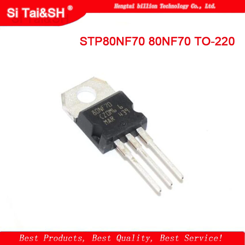 10 шт./лот STP80NF70 80NF70 TO 220 MOSFET контроллер 80A 70V EMU новый оригинальный Немедленная