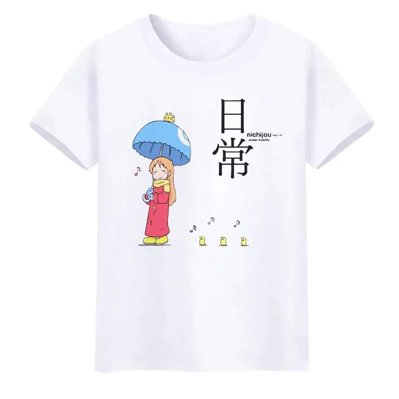 Высокое качество унисекс аниме Cos nichijou shinonome nano Sakamoto-san хлопковая Повседневная футболка - Цвет: 4