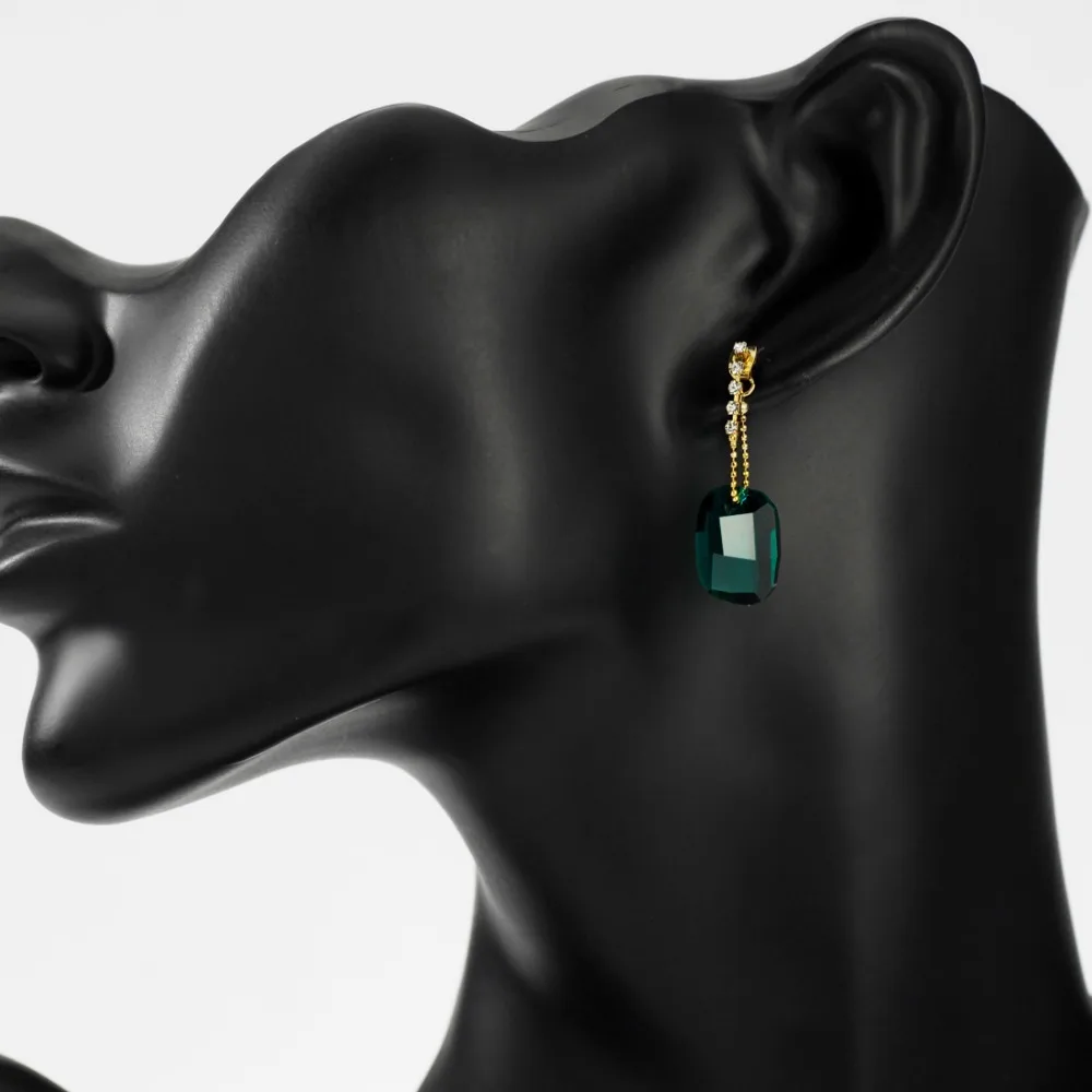 Серьги подвески Neoglory для женщин большие серьги в индийском стиле украшенные