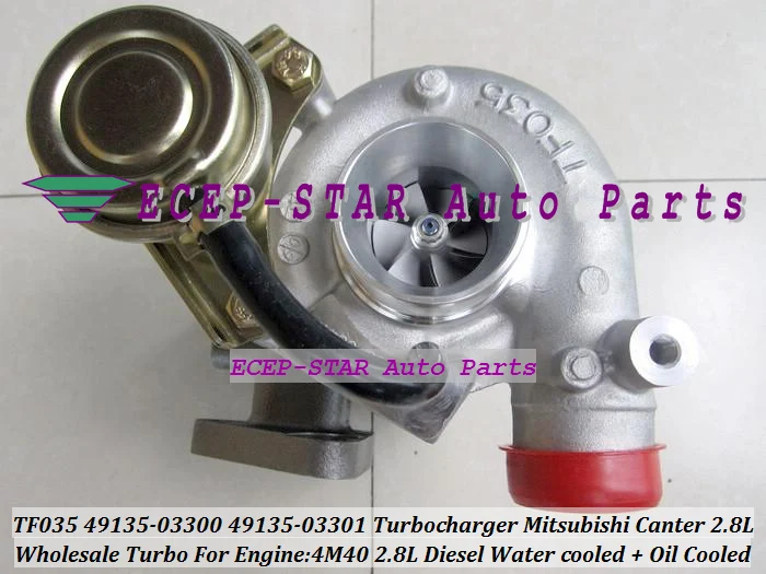 TF035 TF035HM 12T 4 49135 03300 03301 турбокомпрессор турбо для mitsubishi Canter 2.8L 4M40 4M40T дизель с