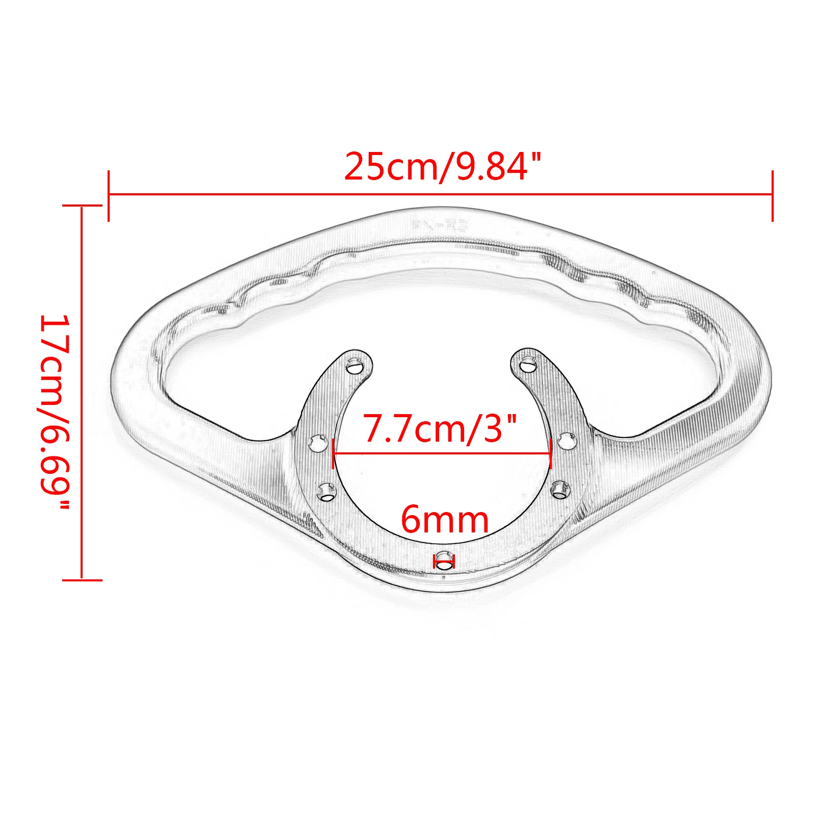 1 шт. рукоятки для пассажиров мотоцикла ручки подлокотник с ЧПУ алюминиевый бак