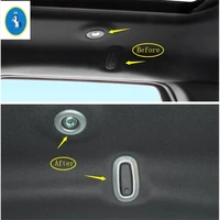 yimaautotrims auto accessory rear seat reading lights lamps hook cover trim 4 piece abs fit for jeep grand cherokee 2016 2019