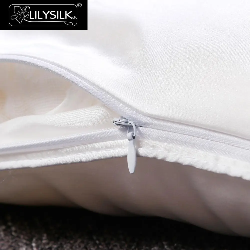 Lilysilk Шелковая подушка в шелковом чехле 100% шелк Малбери Бесплатная доставка|silk