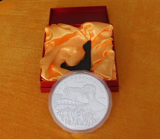 Коллекция ограниченного выпуска-1 кг Серебряное украшение в память 80-го числа