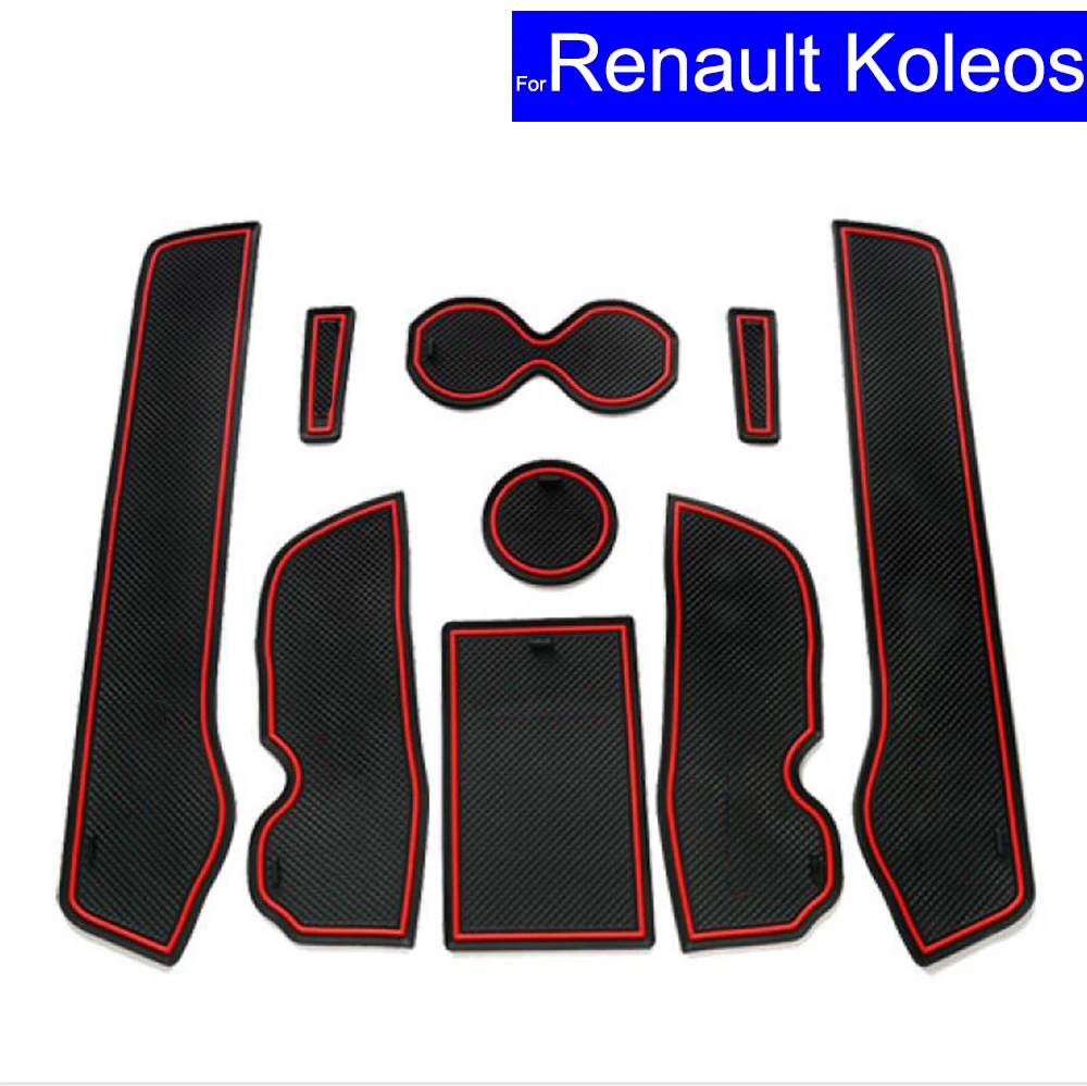 Коврики для автомобильных дверей коврики подстаканник Renault Koleos 2009 2010 2011 2012 2013 2014