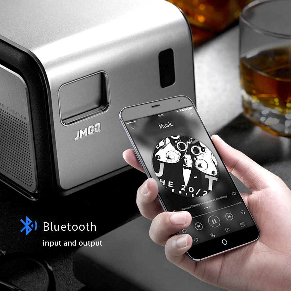 Jmgo J6s 1080 P проектор 3D умный дом Театр Android 1100 ANSI 4 К Full HD Hi Fi Bluetooth DLP светодио дный