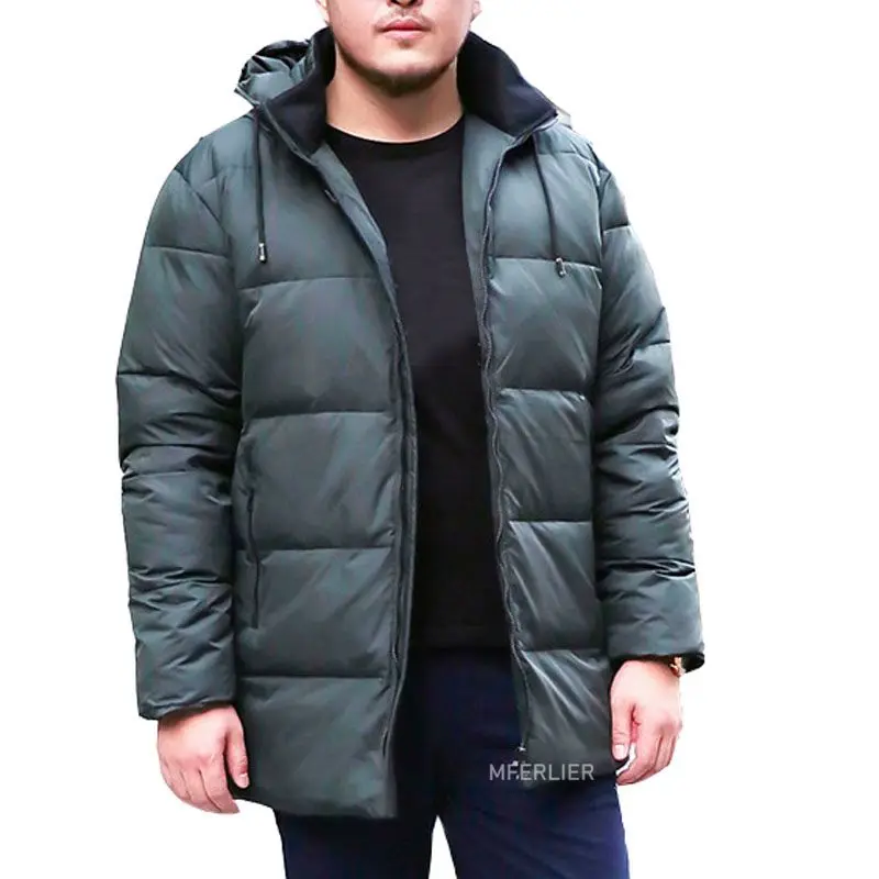 Мужской пуховик с длинным рукавом большие размеры 5XL 6XL 7XL 8XL 9XL 10XL вес 155 кг|Мужские