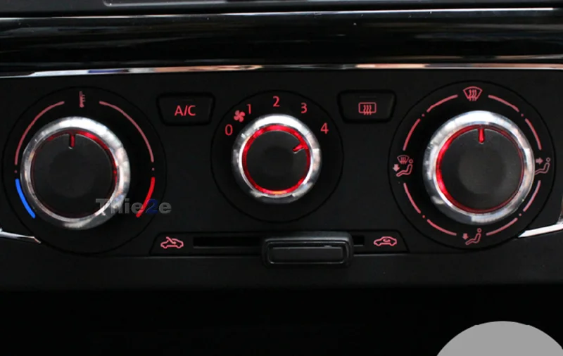Автомобиль AC Ручка Кондиционер Переключатель управления для Volkswagen VW Jetta MK6 Bora Golf 5 Tiguan Touran Passta B6 B7 Skoda Octavia
