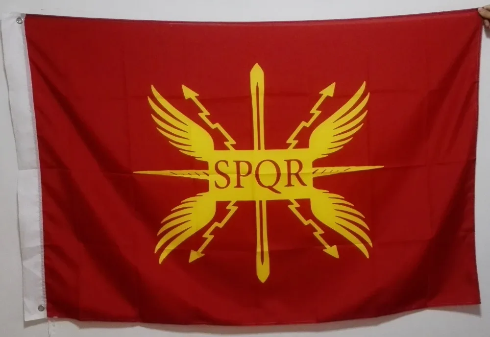 Императорский флаг Senatus популярный Romanus Empire SPQR Лидер продаж товары 3x5 футов 150x90 см
