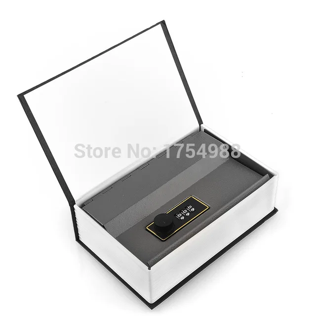 Коробка для денег Takagism черная секретная книга с кодовым замком|security box|secure