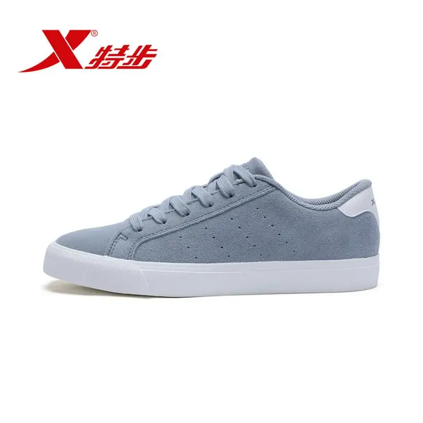 gray XTEP/классическая женская обувь на шнуровке для скейтбординга; женская спортивная обувь на плоской подошве; женская обувь для скейтбординга; 983418319599 - Цвет: gray