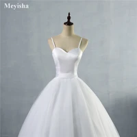 zj9086 spaghetti strap beach wedding dresses 2020 simple white tulle bridal gowns elegant customer made