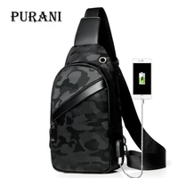 new black chest pack men casual satchles crossbody bag usb charging chest bag male waterproof camouflage travel messenger bags