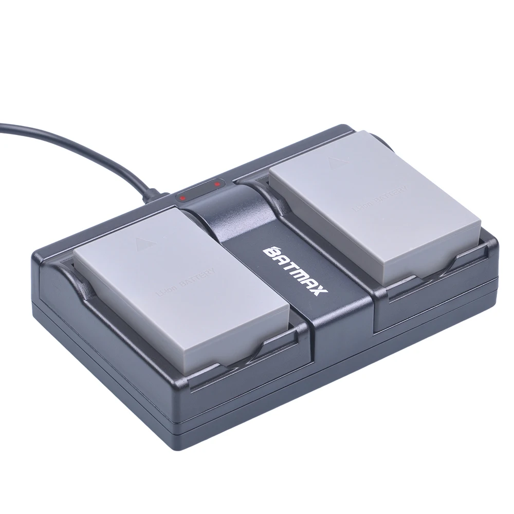 Аккумулятор PS-BLS5, BLS-5, BLS5, BLS 5, BLS-50, 2 шт., двойное зарядное устройство USB для Olympus OM-D, E-M10, PEN E-PL2, E-PL5, E-PL6, E-PM2, Stylus 1 (art.: 7a4fd5cc4) - 7a4fd5cc4