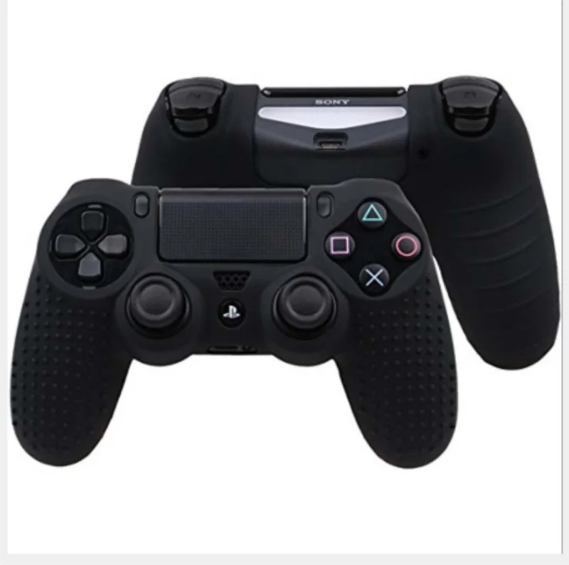 Anti-slip Silicone Cover Skin Case for Sony PlayStation Dualshock 4 PS4 DS4 Pro Slim Controller &amp Stick Grip / 100pcs | Электроника