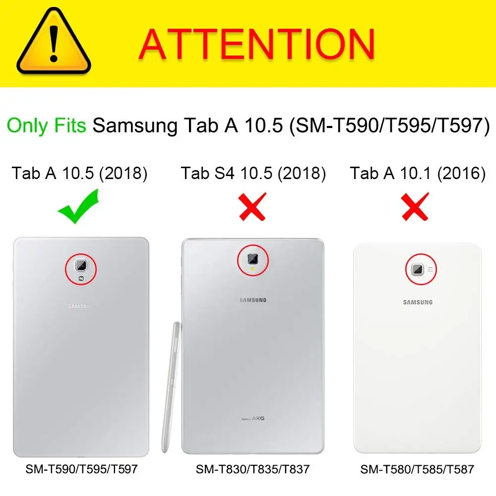 Чехол-подставка с ручкой для samsung GALAXY Tab A, 10,5 дюймов,, T590, T595, T597, детский противоударный чехол для планшета из пены EVA, чехол+ ручка+ Флим