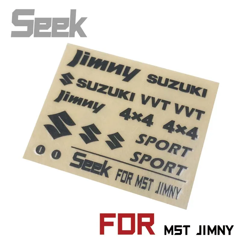 Металлический логотип для 1/10 RC CAR MST CFX JIMNY (SEEK)|Детали и аксессуары| |